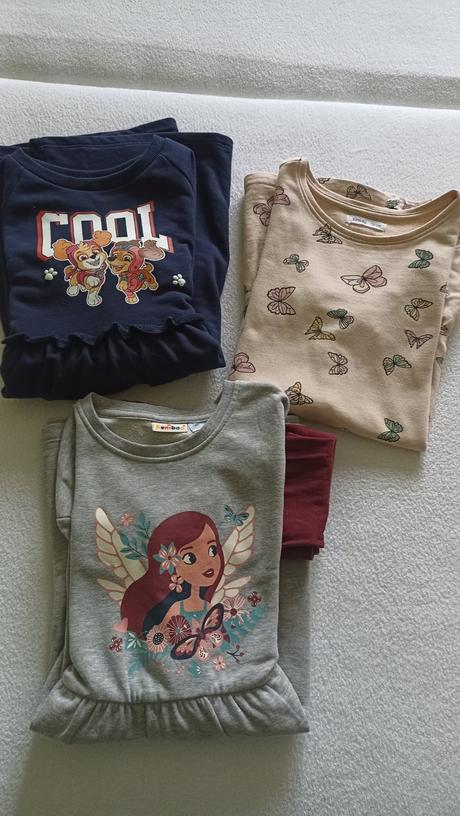 3x teplákové šaty, lupilu,122