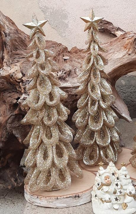 Vianočné  zlaté stromčeky, 