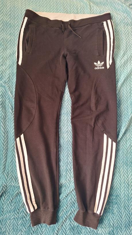 Pružné bavlnené tepláky adidas m, adidas,m
