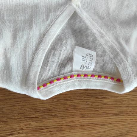 Bolerko smotanové ivory biele, h&m,74