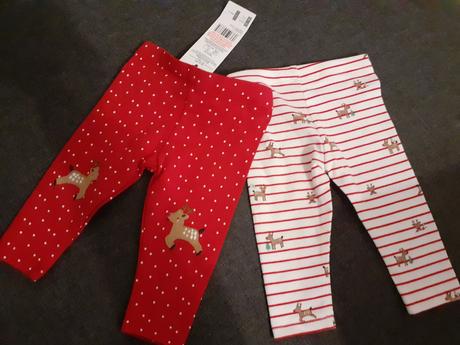 2x vianočné legínky, f&f,62