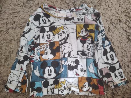 Tricko s dlhym rukavom mickey zara, zara,74