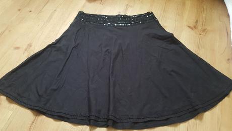 Čierna sukňa s trblietkami s.oliver, s.oliver,40