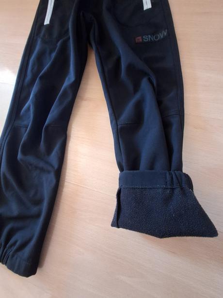 Softshellové nohavice, modelko,134