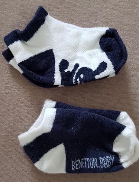 Baby ponožtičky, 1 pár nepoužitý, benetton,17