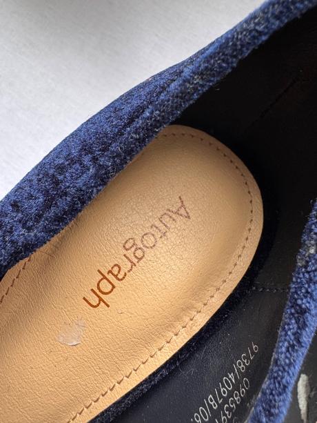 Autograph - zamatové lodičky, marks & spencer,38