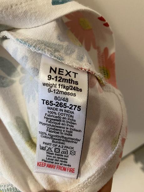 Šaty s kvietkami, next,80