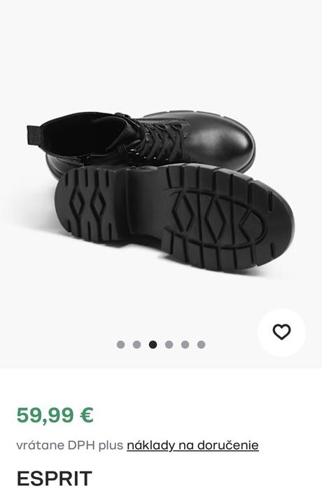 Šnúrovacie topánky zn.esprit veľ.38, esprit,38
