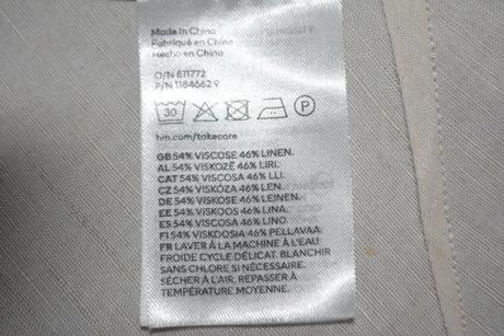 H&m - dlhá ľanová sukňa veľ. l, h&m,l