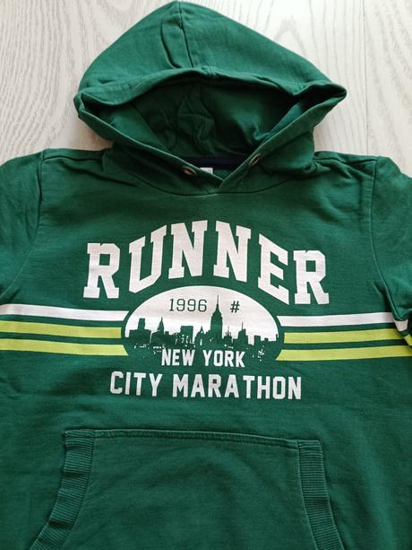 Zelená mikina s kapucňou, 116