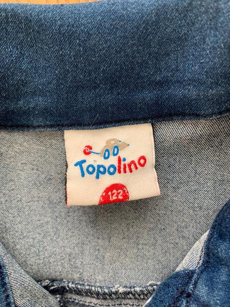Dievčenská jeanová bunda veľ. 122, topolino,122