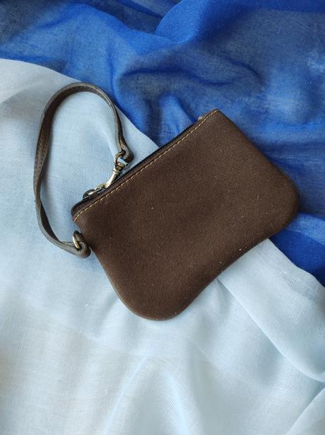 Hnedá kabelka - motýľ, 