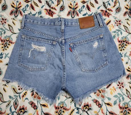 Svetlomodré džínsové kraťasy, levis,26