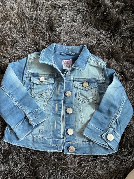 Dievčenská rifľová bunda, f&f,80