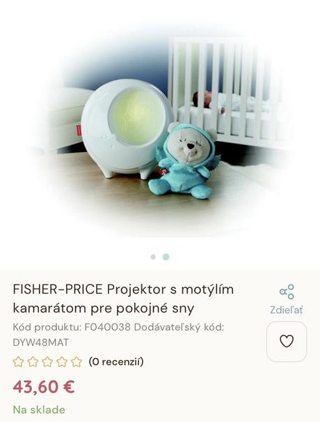 Fisher price projektor, 