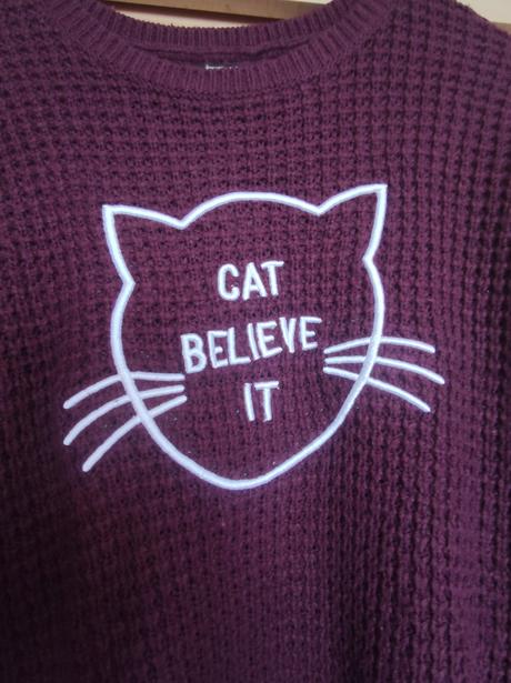 Sveter s mačičkou, xs