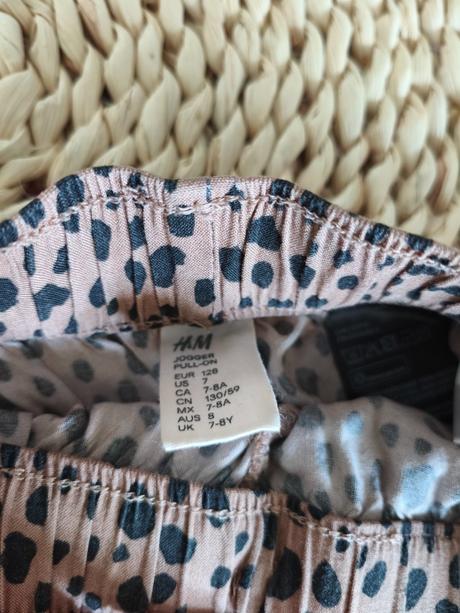 Letné nohavice h&m 128, h&m,128
