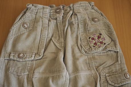 Dievčenské menčestrové nohavice, cherokee,122