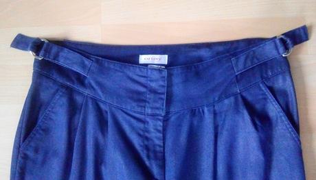 Trendy tmavomodré nohavice, 164