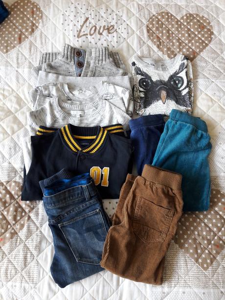 Balik oblecenia pre chlapca, 86–98