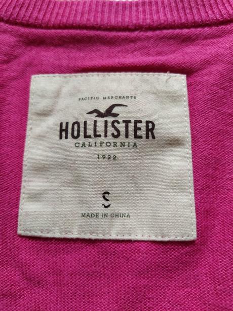 Cyklámenovy pulóver., hollister,s