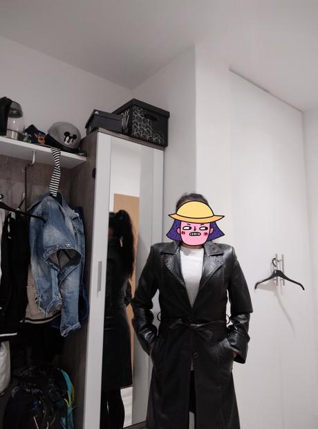 Kožený kabát, s