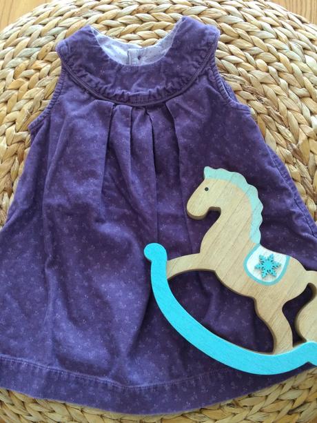 Menčestrová tunika/šaty, h&m,80