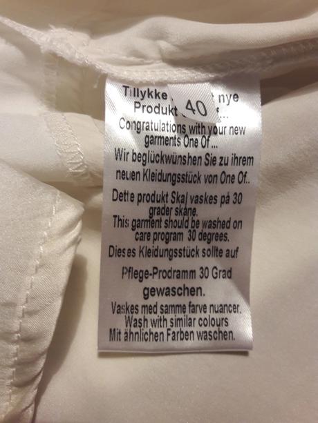 Krémová blúzka s hodvábom, 40