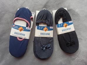 Baleríny, protišmykové papuče, 35-38, 35 / 36 / 37 / 38