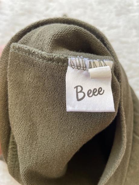 Khaki mikina s kapucnou beee, 80