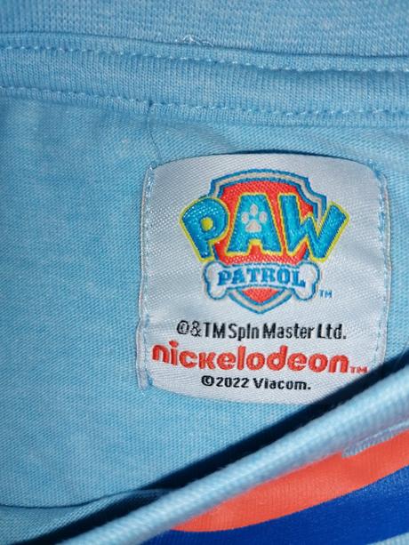 Paw patrol tričko, nickelodeon,128