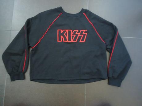 Oversize mikina kiss zn. cropp, l