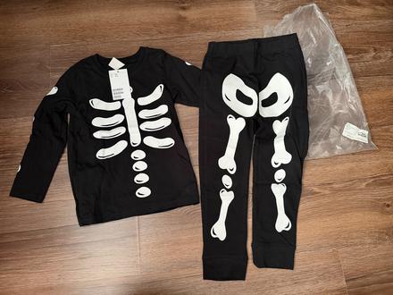 Súprava s kostrou, h&m,104