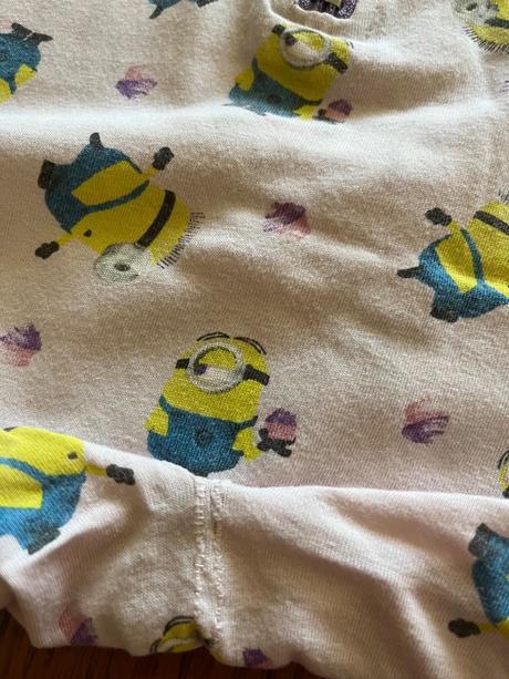 Pyžamkový overal mimoni 122/128, 122