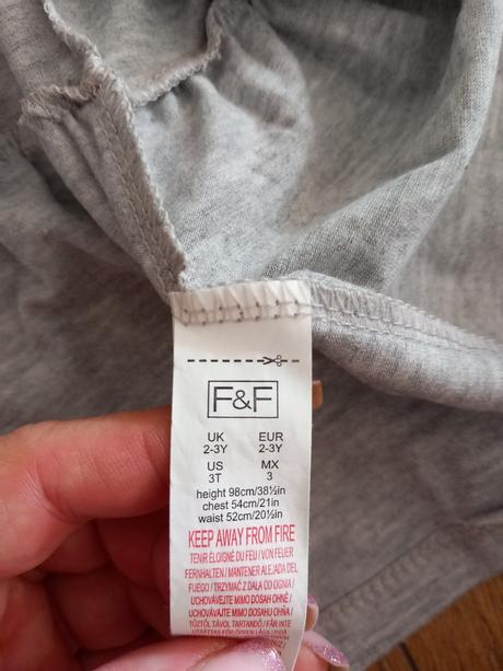 Teplákové šaty, f&f,98