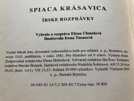 Spiaca krásavica írske rozprávky (1981),
