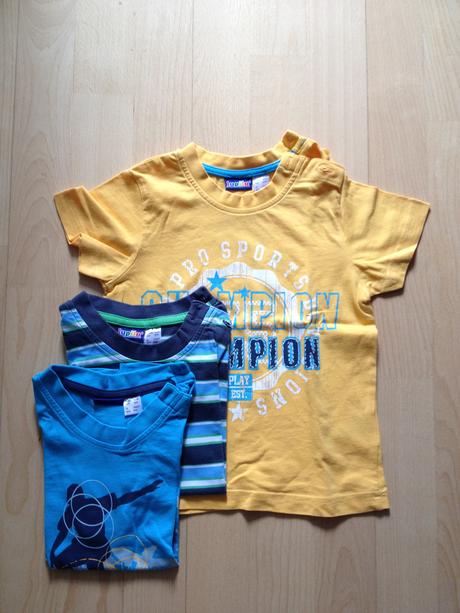 3 ks chlapcenske tricka s kratkym rukavom 86/92, lupilu,86