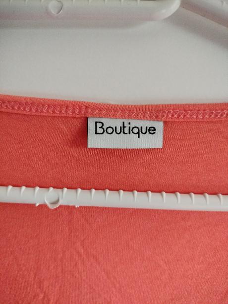 Oranžové boutique tričko, xl