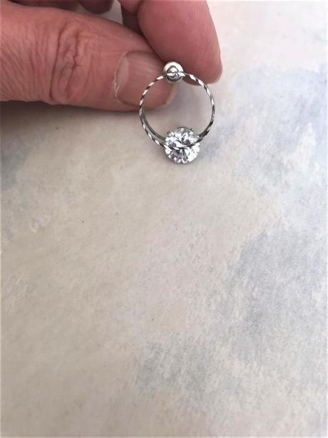 Luxusné náušnice s očkami - šrubovačky,