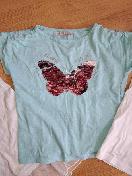 3x tričko v.122/128, topolino,122