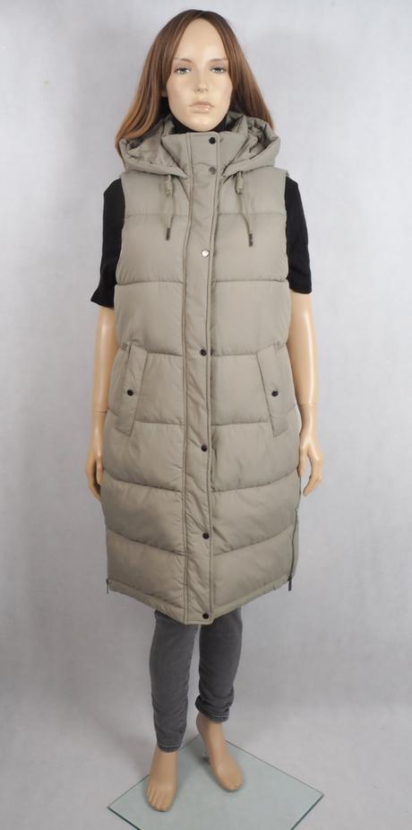 Kvalitná zimná vesta f&f bledozelená, f&f,m