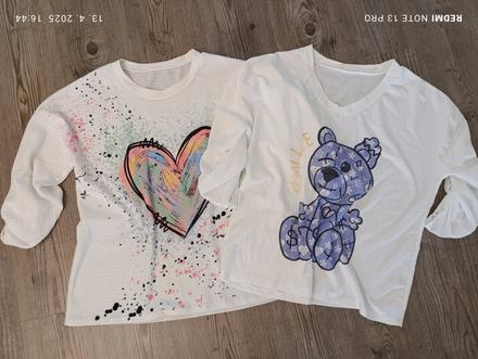 2x sifonova tunika/top, m