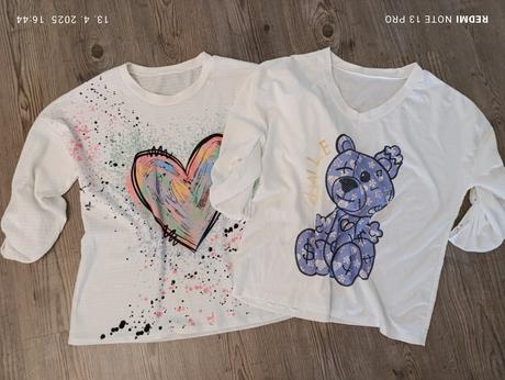 2x sifonova tunika/top, m