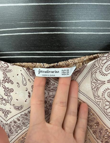 Letný crop top, stradivarius,xs