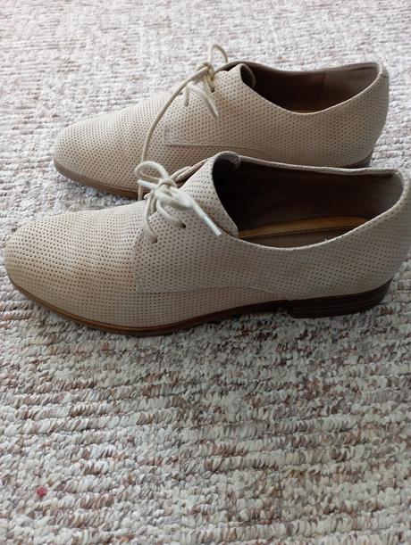 Kožené poltopánky, ecco,37