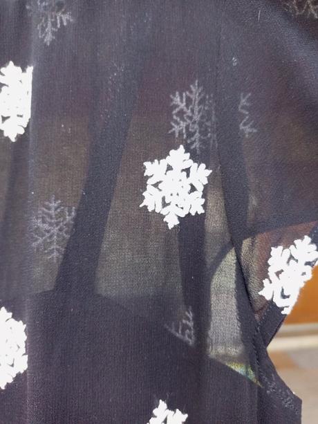 Tylové šaty s vločkami voodoo vixen, 38 / xl