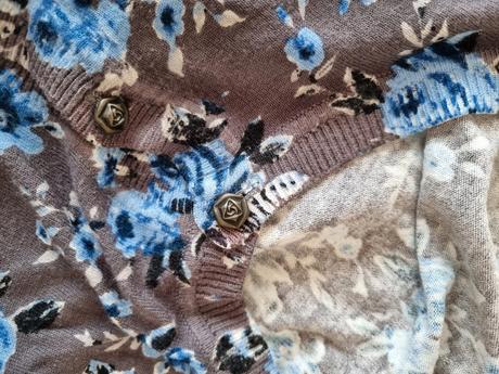 Modro sivý svetrík orsay veľ. s, orsay,s