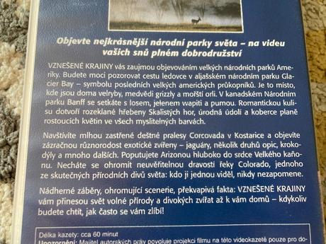 3 x vhs nejkrásnější národní parky světa, 