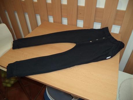 Čierne nohavice wilks, 128, 128