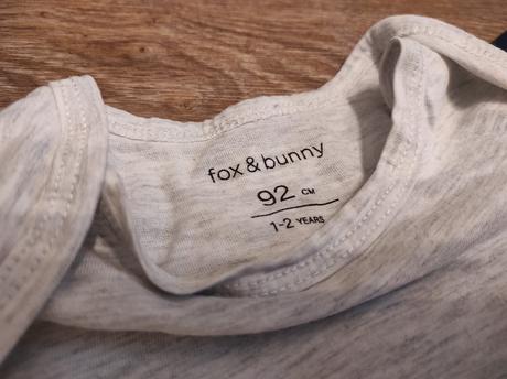 Body s dlhým rukávom 92, fox & bunny,92